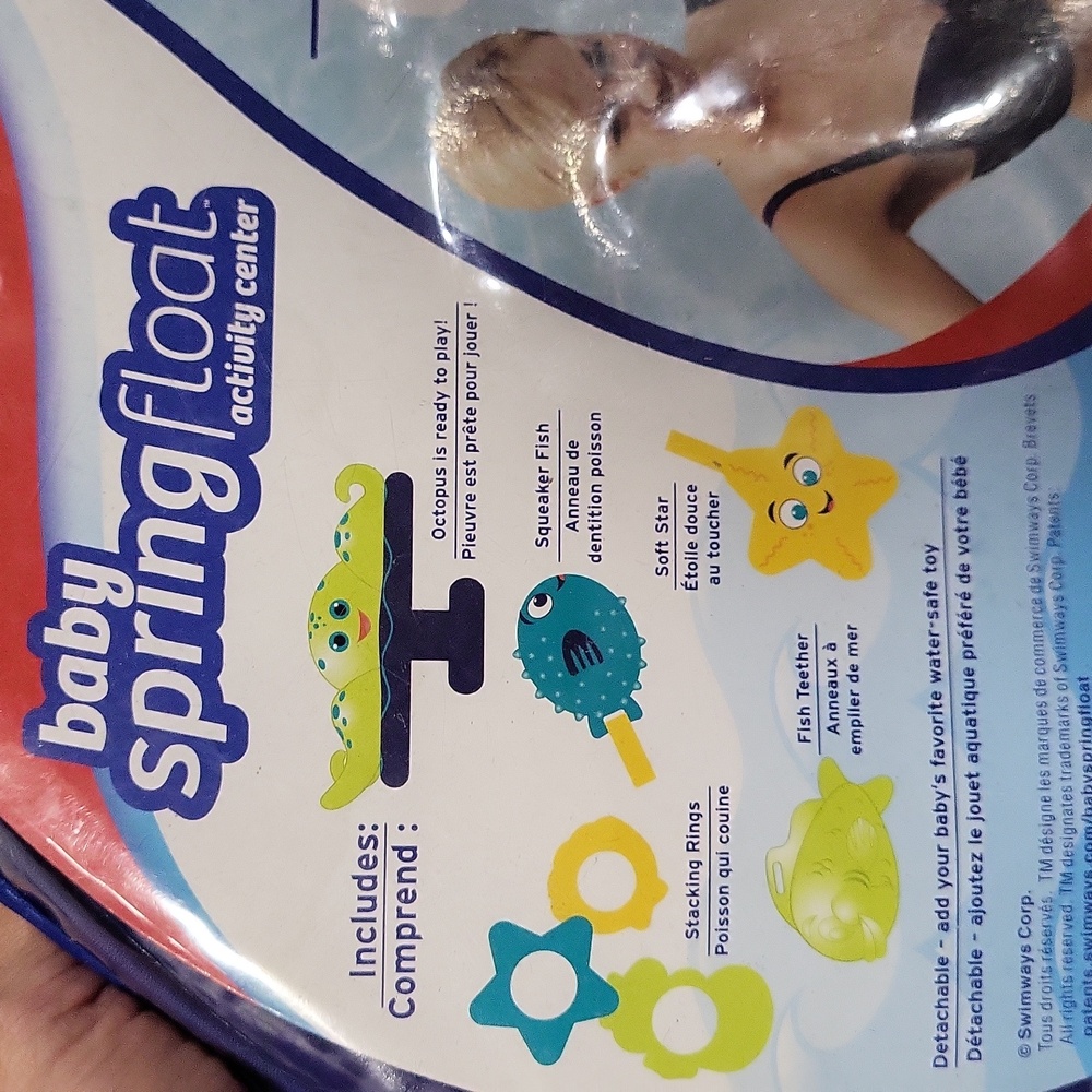 SwimWays Inflatable Baby Spring Pool Float Activity Center - Picture 2 of 3